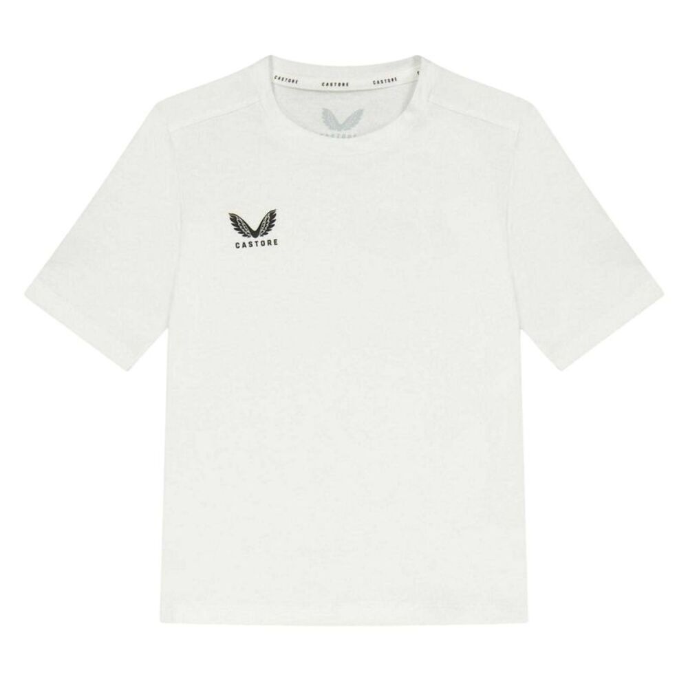 Castore Childrens/Kids Logo Regular T-Shirt / Brilliant White